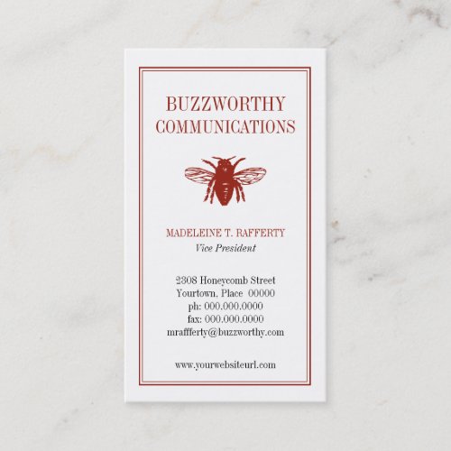 Buzzworthy Business Card