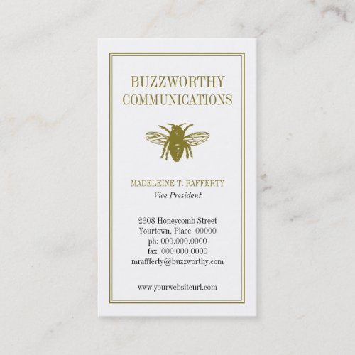 Buzzworthy Business Card