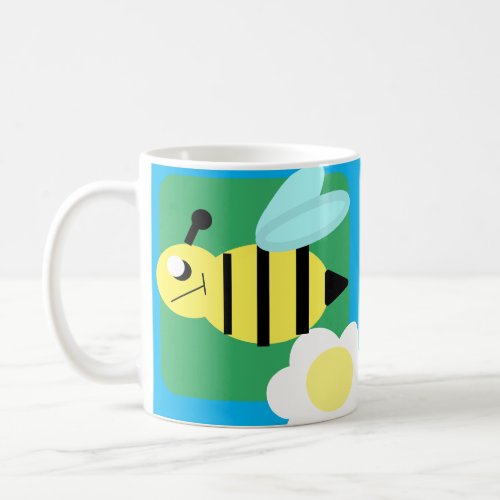 Buzzy bee coffee mug