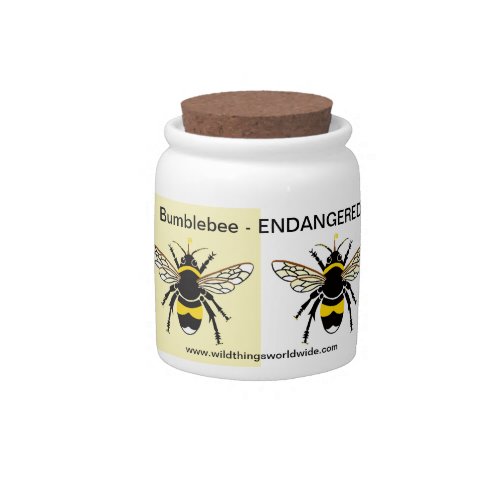 Buzzy Bumble BEE_ Wildlife _ Nature _Candy Jar