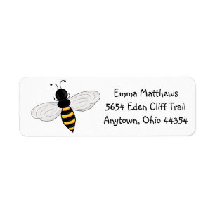 Buzzzing Bees Return Address Labels