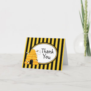 Buzzzing Bees Thank You Note Cards