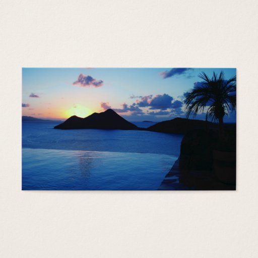 Customizable BVI Private Island Business Card Templates
