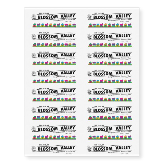 BVNA Temporary Tattoos (Front)