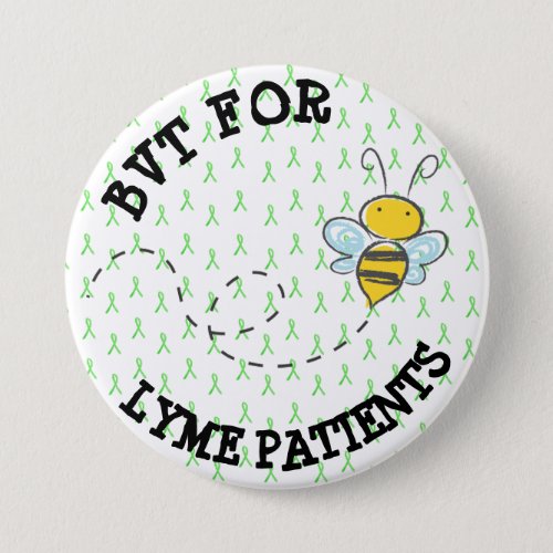 BVT for Lyme Patients Pinback Button