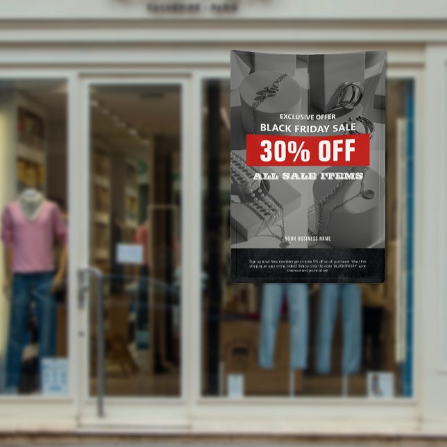 BW 4 Photos Black Friday Sale Product Promo Banner (BW 4 Photos Black Friday Sale Product Promo Banner)