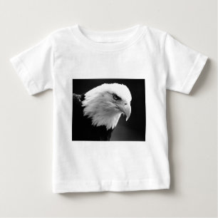 BW Bald Eagle Baby T-Shirt
