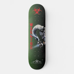 BW! BIOHAZARD WARNING! SKULL SKATEBOARD