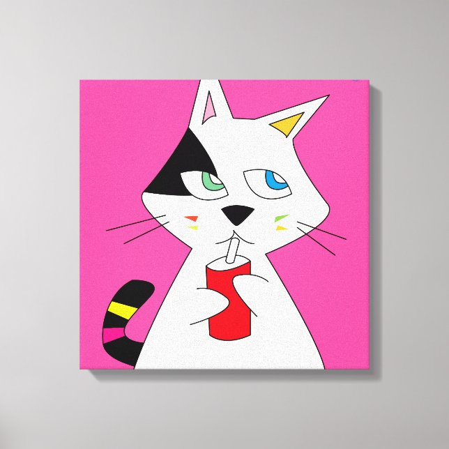 BW-CAT CANVAS PRINT (Front)