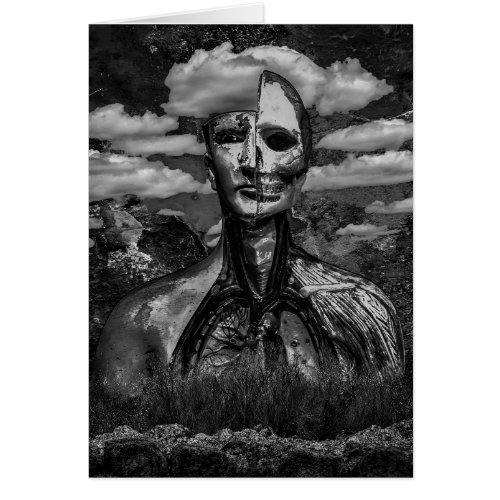 BW Creepy Fantasy Scene Artwork