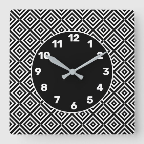 BW Echo Diamond Square Wall Clock