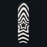 BW Echo Star Skateboard<br><div class="desc">black and white echo Star skateboard deck</div>