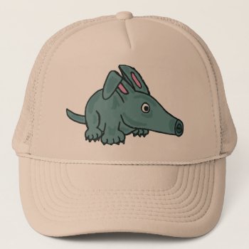 Bw- Funny Cartoon Aardvark Hat by inspirationrocks at Zazzle