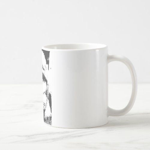 BW Gorilla Face Coffee Mug