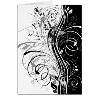 BW grunge Cards