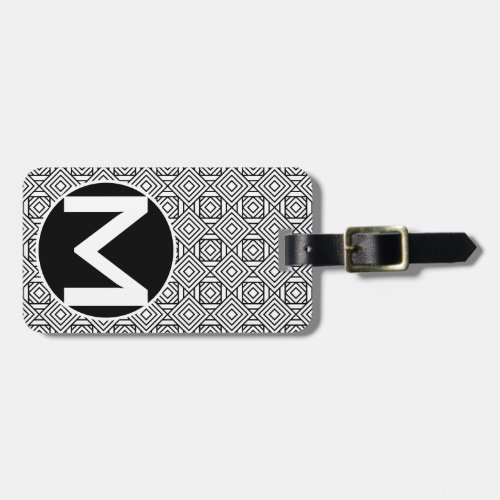 BW In Out Monogram Luggage Tag