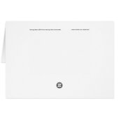 BW Pinecone Card (Back Horizontal)