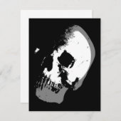 BW Skull Pop Art (Front/Back)