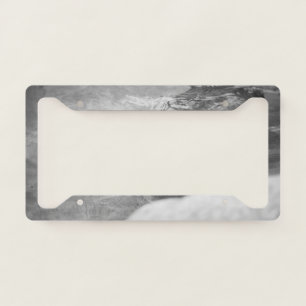 BW Swimming Otter License Plate Frame