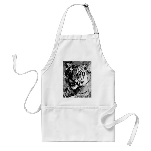 BW Tiger Adult Apron (Front)