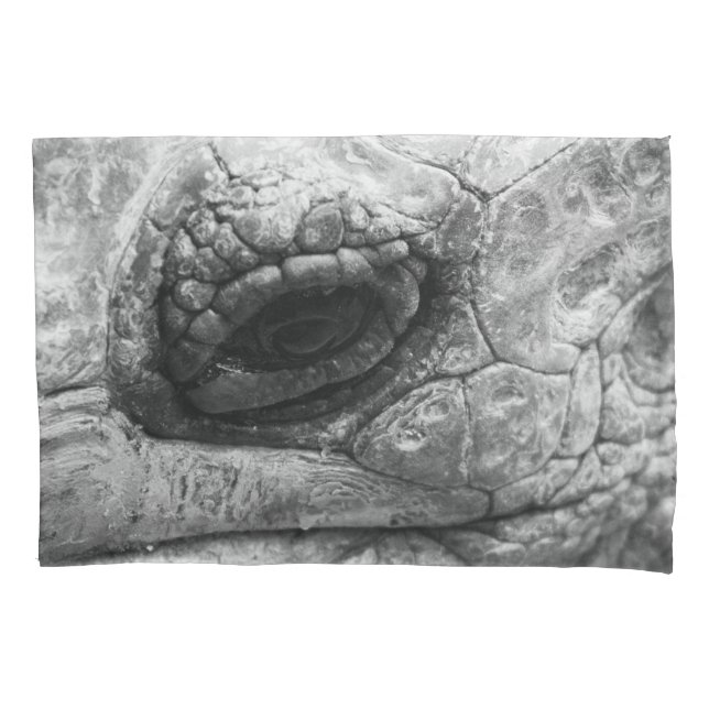 BW Tortoise Pillow Case (Front)