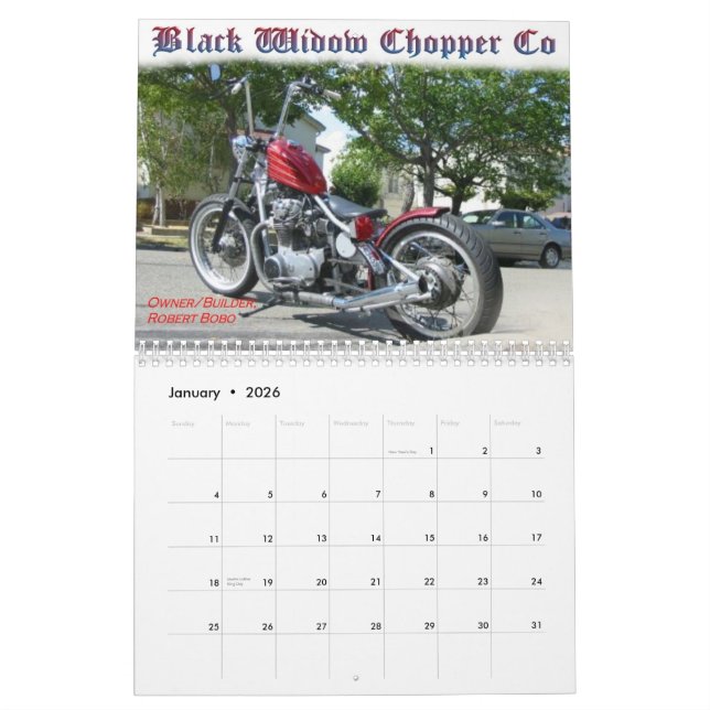 BWC 2007 chopper calendar (Jan 2026)