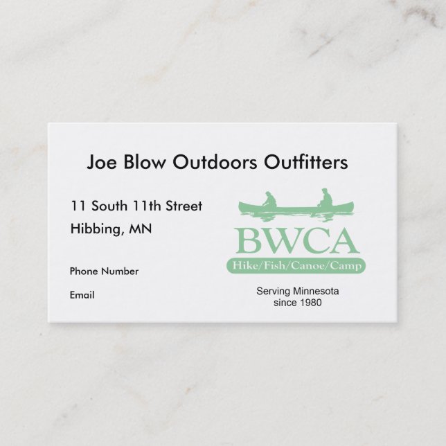 BWCA APPOINTMENT CARD (Front)