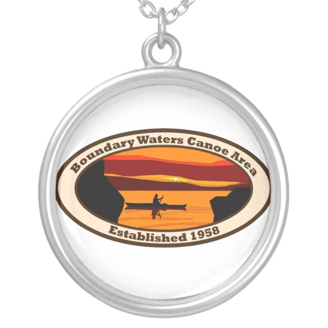 BWCA Emblem Silver Plated Necklace (Front)