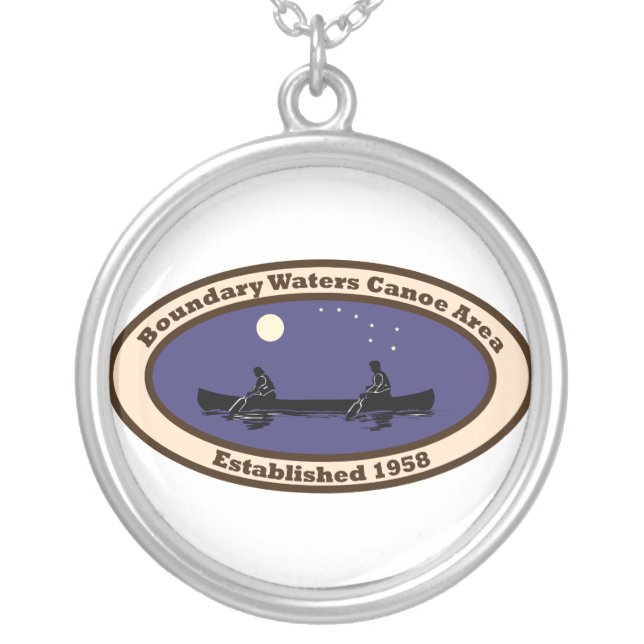BWCA Emblem Silver Plated Necklace (Front)