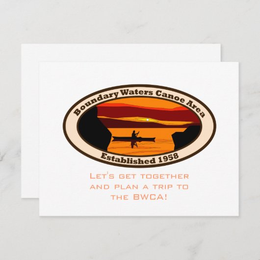 BWCA Emblem with Canoe (Front/Back)