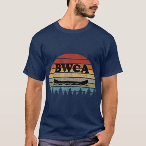 BWCA Minnesota Vintage Canoe T_Shirt