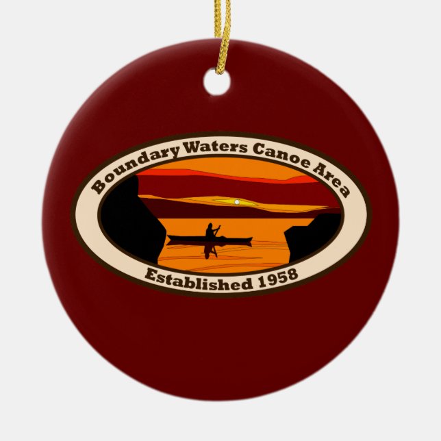 BWCA Ornament in Red (Front)