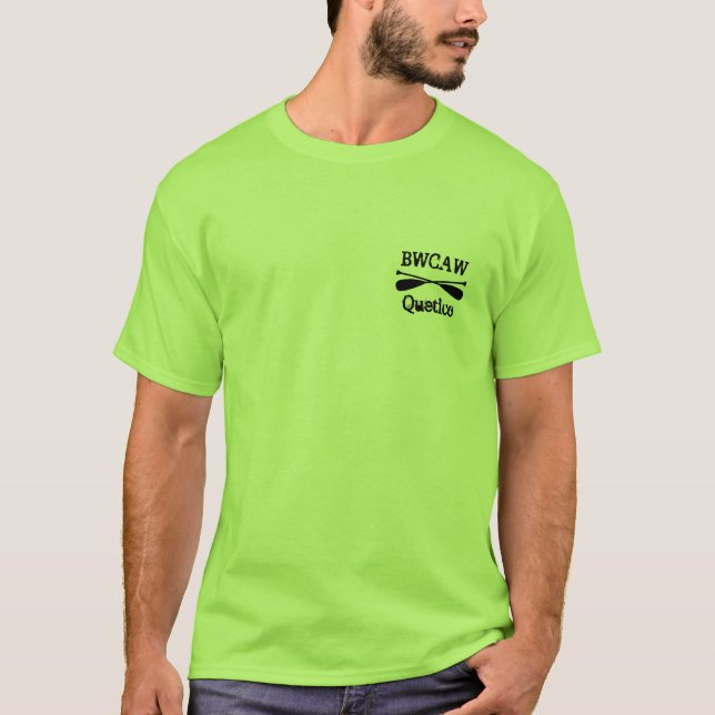 BWCAW Quetico Paddles T-Shirt (Front)