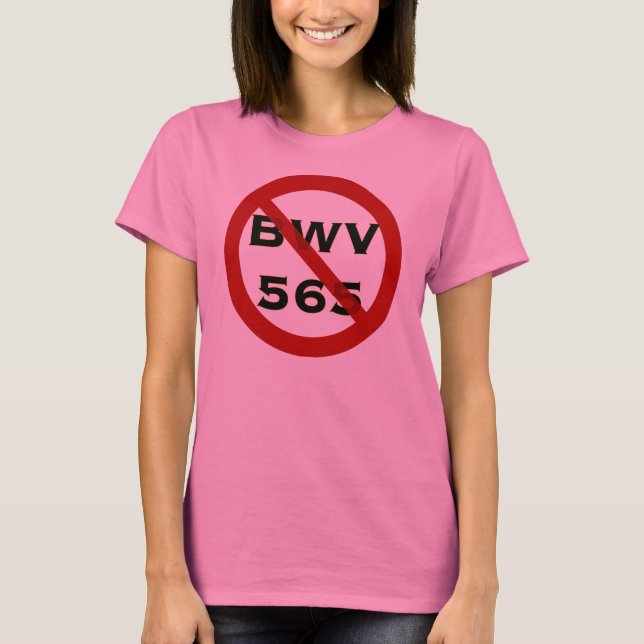 BWV565 forbidden t-shirt (Front)