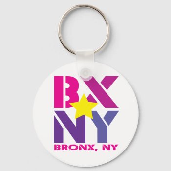 Bx Bronx Keychain by brev87 at Zazzle