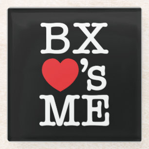 BX ❤'s ME Glass Coaster