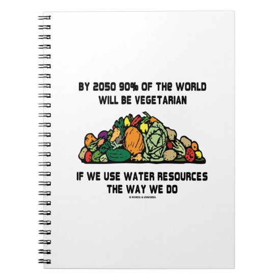 By 2050 90% Of the World Will Be Vegetarian Notebook