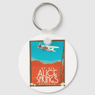 By Air - Alice Springs Australia Keychain