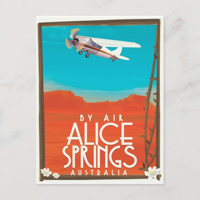 By Air - Alice Springs Australia Postcard (Front)