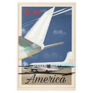 By Air - America Metal Print