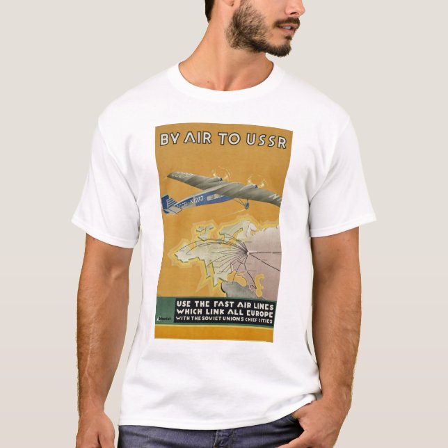 By Air to USSR T-Shirt (Front)