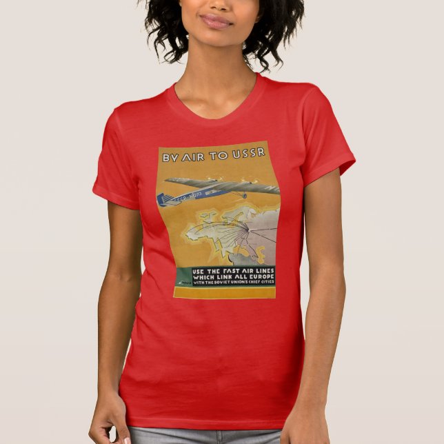 By Air to USSR T-Shirt (Front)
