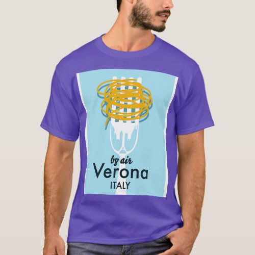 By Air Verona Italy T_Shirt