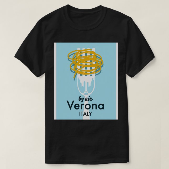 By Air Verona Italy T-Shirt (Design Front)