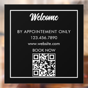 By Appointment Only Business Custom Storefront Window Cling