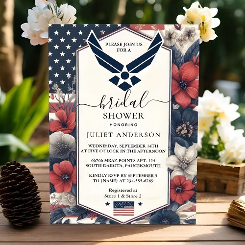 By Army War Marine Tactical Military Bridal Shower Invitation