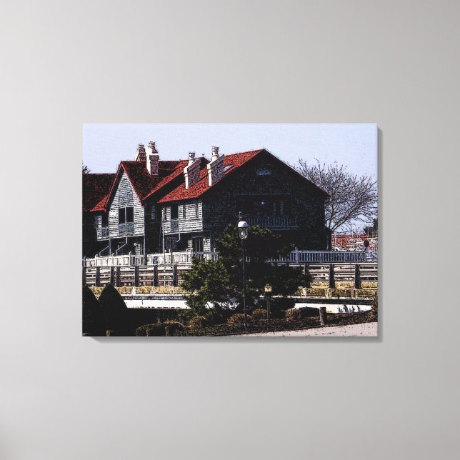 By Dock Mike's Wrapped Canvas Print (Front)