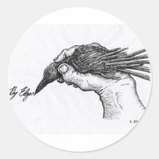 By Edgar Classic Round Sticker