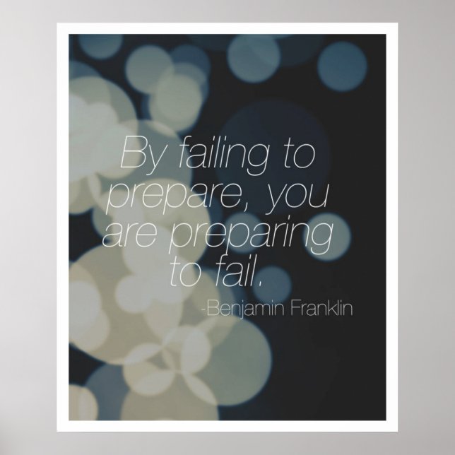 By Failing to Prepare... Poster (Front)