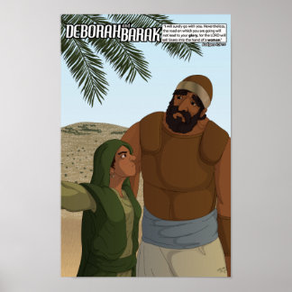 By Faith Series - Deborah & Barak Poster 11" x 17"
